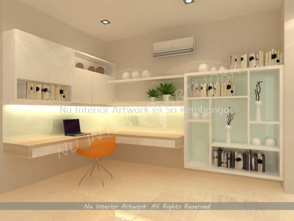 Study Room Study Room Design Selangor, Malaysia, Kuala Lumpur (KL), Seri Kembangan Services | NU Interior Art Work