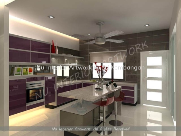 Kitchen Kitchen Design Selangor, Malaysia, Kuala Lumpur (KL), Seri Kembangan Services | NU Interior Art Work