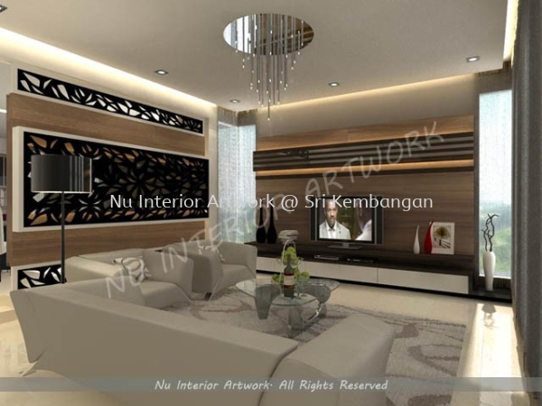 Living Room Living Room Design Selangor, Malaysia, Kuala Lumpur (KL), Seri Kembangan Services | NU Interior Art Work