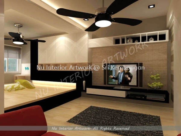 Living Room Living Room Design Selangor, Malaysia, Kuala Lumpur (KL), Seri Kembangan Services | NU Interior Art Work