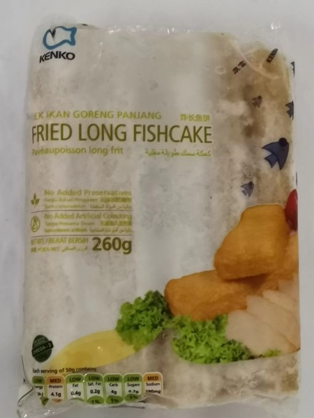 KENKO Fried Long Fishcake 260g 炸长鱼饼 Kek Ikan Goreng Panjang