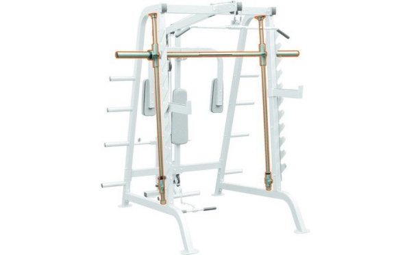 Half Cage Smith Attachment IFHCS IF Series Free Weights Commercial GYM Penang, Malaysia, Perak, Jelutong, Ipoh Supplier, Supply, Supplies, Setup | Arah Bumiraya Sdn Bhd/Olympic Sports & Fitness Sdn Bhd