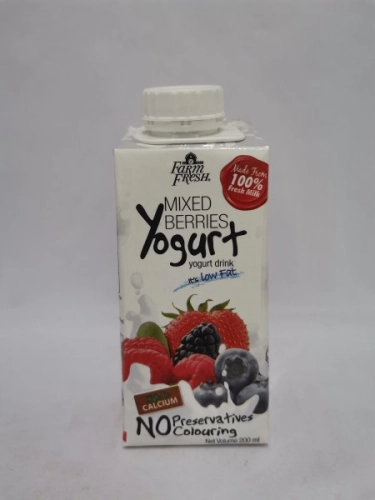 FARMFRESH Mixed Berries Yogurt 200ml 综合果莓