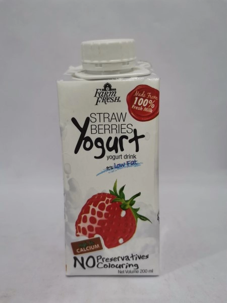 FARMFRESH Strawberry Yogurt 200ml 草莓优格 