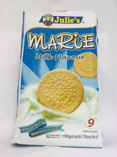 Julie's Biskut Marie Berperisa Susu 200g