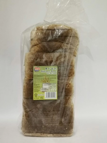 TOP BAKER Wholemeal Bread 550g 麦片面包 Roti Wholemea