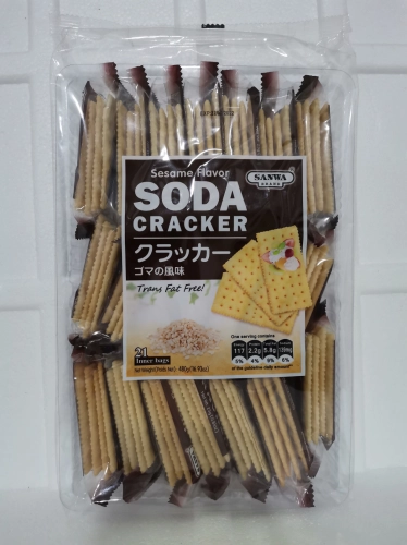 Japan Sesame Flavour Soda Cracker 480g 日式芝麻味苏打饼干