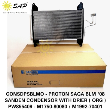 CONSDPSBLMO - PROTON SAGA BLM '08 SANDEN CONDENSOR WITH DRIER ( ORG ) PW855409 - M1750-80080 / M1992