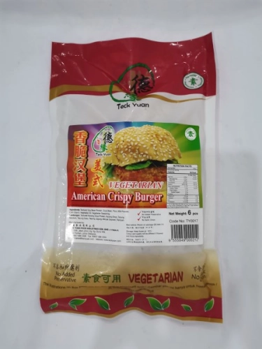 TECKYUAN Vegetarian American Crispy Burger 6's