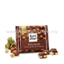 RITTER SPORT WHOLE HAZELNUTS 100G