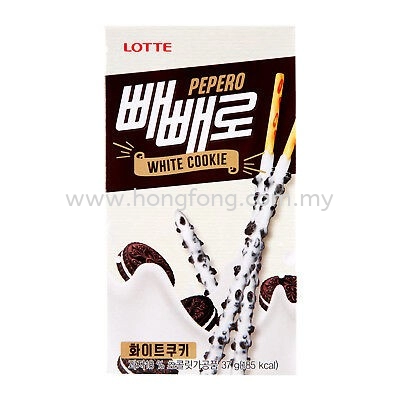 LOTTE PEPERO WHITE COOKIES 37g-Korea version