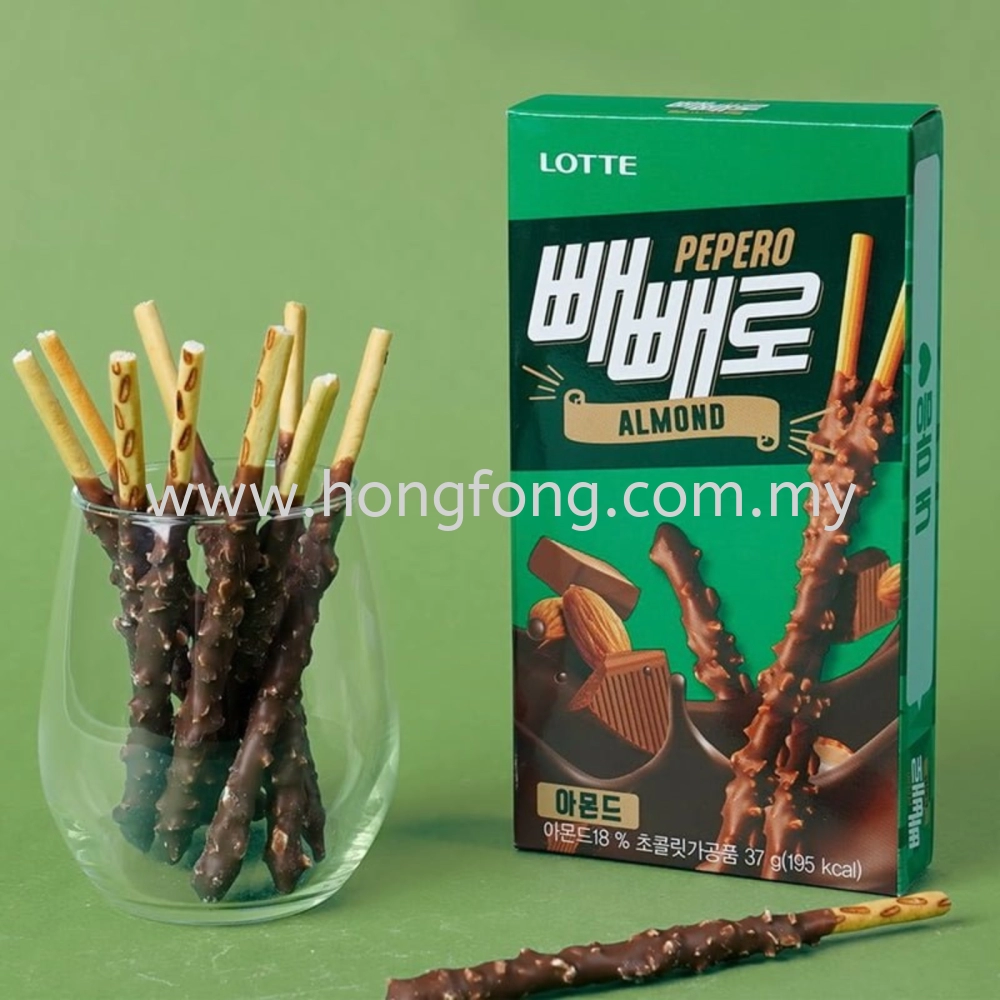 LOTTE PEPERO ALMOND 37g-Korean version