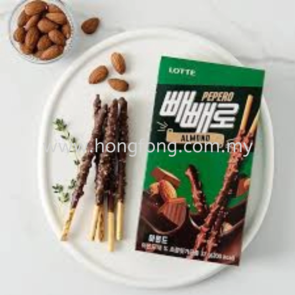 LOTTE PEPERO ALMOND 37g-Korean version