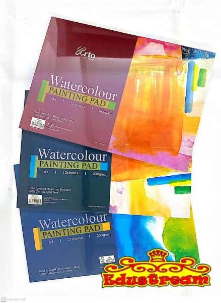 Campap Watercolor Painting Pad A4 size Paper Writing & Correction Stationery & Craft Johor Bahru (JB), Malaysia Supplier, Suppliers, Supply, Supplies | Edustream Sdn Bhd