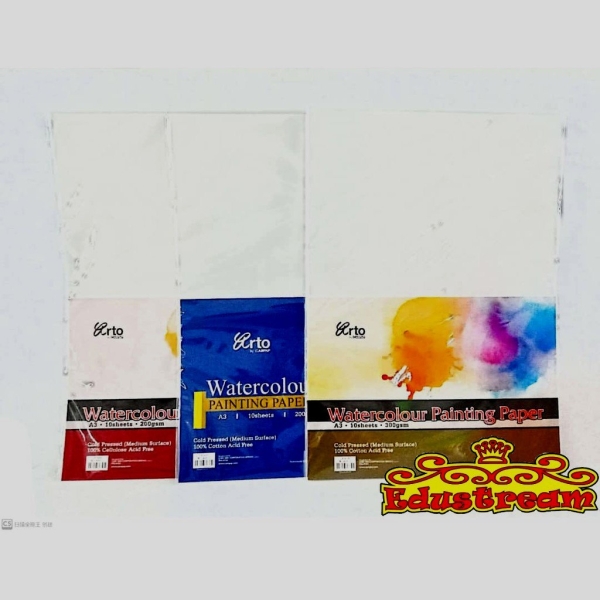 Campap Watercolor Painting Paper A3 size Paper Writing & Correction Stationery & Craft Johor Bahru (JB), Malaysia Supplier, Suppliers, Supply, Supplies | Edustream Sdn Bhd