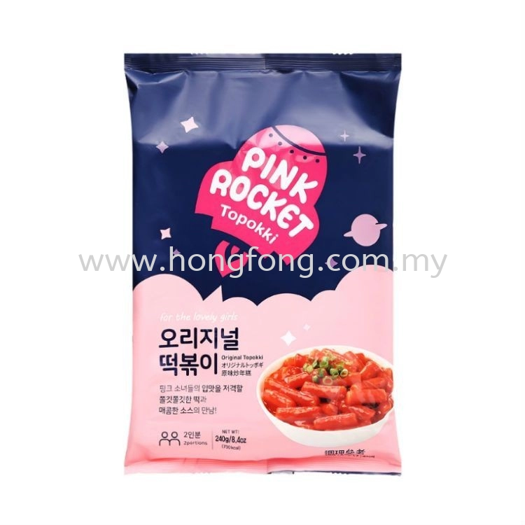 PINK ROCKET TOPOKKI POUCH 240G-ORIGINAL