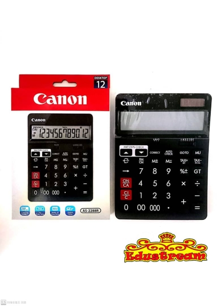 CANON CALCULATOR AS2288R Canon Calculator Stationery & Craft Johor Bahru (JB), Malaysia Supplier, Suppliers, Supply, Supplies | Edustream Sdn Bhd
