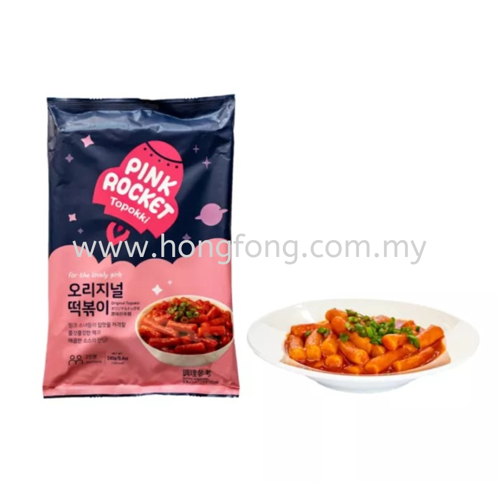 PINK ROCKET TOPOKKI POUCH 240G-ORIGINAL