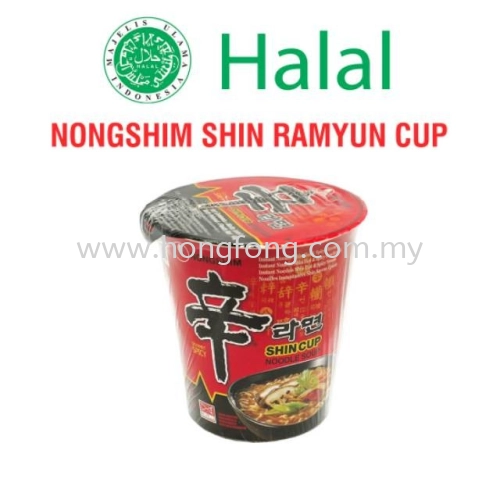 NONGSHIM MUSHROOM RAMEN CUP 72G-CHINA VERSION