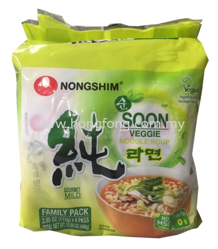 NONGSHIM SOON VEGGIE RAMEN MP 5x112g