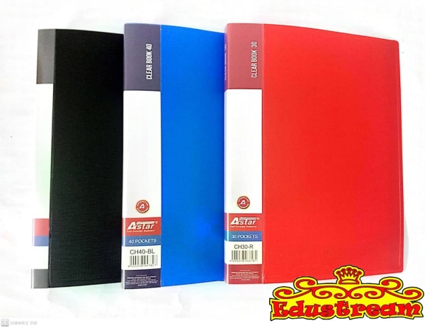 Astar Clear Book 30/40/60 Pockets Filing & Document Presentation School & Office Equipment Stationery & Craft Johor Bahru (JB), Malaysia Supplier, Suppliers, Supply, Supplies | Edustream Sdn Bhd