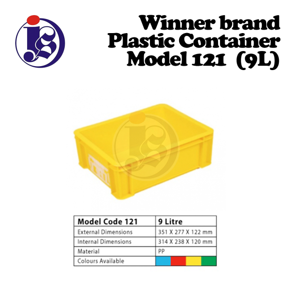 Winner Plastic Container Model 121 Plastic Container Others Selangor, Malaysia, Kuala Lumpur (KL), Seri Kembangan Supplier, Suppliers, Supply, Supplies | JS Kitchenware Sdn Bhd