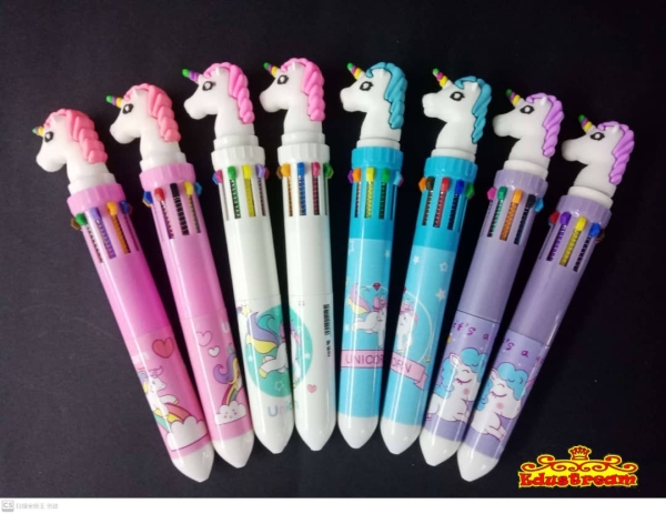 UNICORN FANCY 10 COLORS PEN Writing & Correction Stationery & Craft Johor Bahru (JB), Malaysia Supplier, Suppliers, Supply, Supplies | Edustream Sdn Bhd