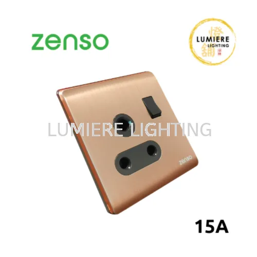 Zenso Switch Metallo 15a Rose Gold