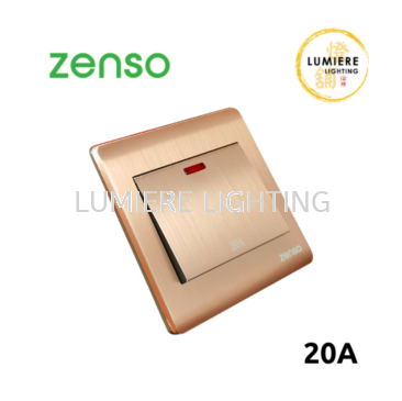 Zenso Switch Metallo 20a Rose Gold