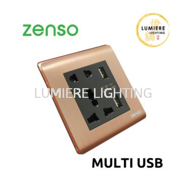 Zenso Switch Metallo Multi USB Rose Gold