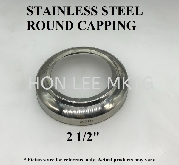 STAINLESS STEEL ROUND CAPPING 2 1/2"  2 1/2" STAINLESS STEEL ROUND CAPPING STAINLESS STEEL ROUND CAPPING STAINLESS STEEL ACCESSORIES Selangor, Malaysia, Kuala Lumpur (KL), Semenyih Supplier, Suppliers, Supply, Supplies | Hon Lee Marketing Sdn Bhd