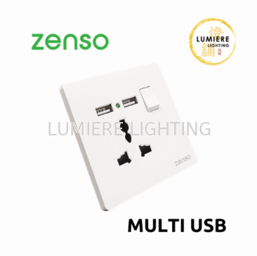 Zenso Switch Grande Multi USB White