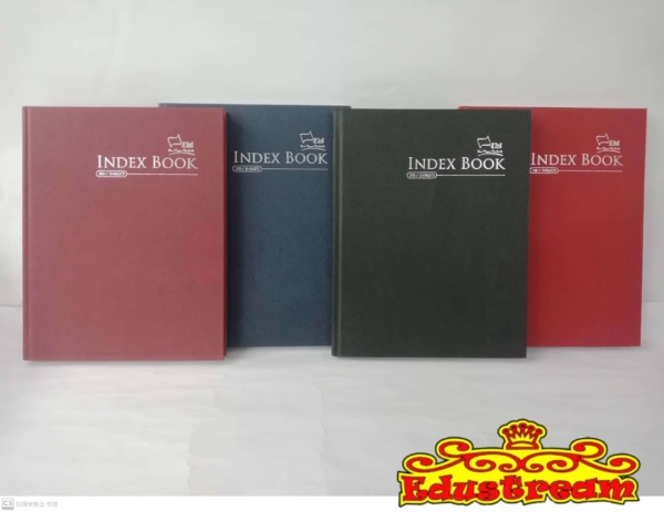 HARD COVER QUARTO INDEX BOOK 300PAGES/400PAGES Notebook Writing & Correction Stationery & Craft Johor Bahru (JB), Malaysia Supplier, Suppliers, Supply, Supplies | Edustream Sdn Bhd