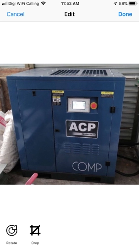 20HP “ACP” PERMANENT MAGNET INVERTER DIRECT DRIVE ROTARY SCREW AIR COMPRESSOR, MODEL : RS20E-P