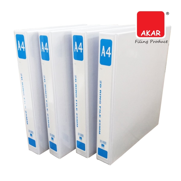 AKAR 2D PVC RING FILE 25mm Ring File Filing Product Selangor, Malaysia, Kuala Lumpur (KL), Semenyih Supplier, Suppliers, Supply, Supplies | V CAN (1999) SDN BHD