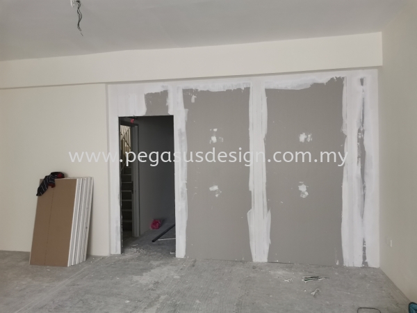  Gypsum Board Partition  Johor Bahru (JB), Taman Universiti, Skudai Contractor, Service | Pegasus Design & Build Sdn Bhd