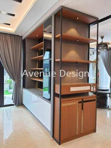 Display Cabinet Works at Denai Alam