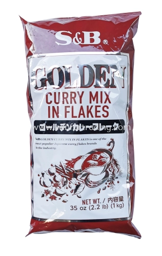 S&B EX GOLDEN CURRY MIX IN FLAKES 1KG BC074880050011