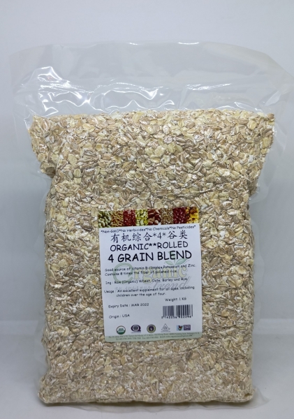 4 GRAIN BLEND*ROLLED ORGANIC ORGANIC TREND GRAINS Selangor, Malaysia, Kuala Lumpur (KL), Petaling Jaya (PJ) Supplier, Supply, Supplies, Wholesaler | Organic Trend (001938375-K)OWNERSHIP BY EXIM ORGANIC & NATURAL FOOD SDN BHD