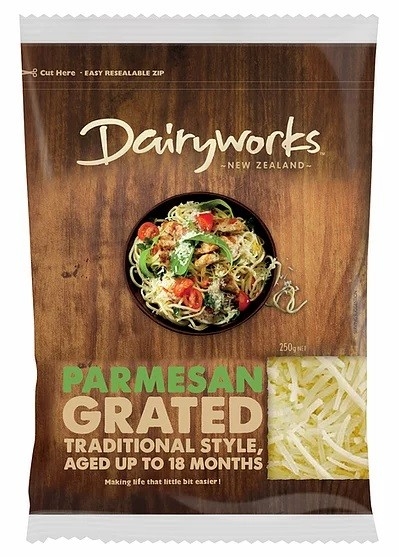 DAIRYWORKS PARMESAN GRATED 200G Dairyworks Cheese  Penang, Malaysia, George Town Supplier, Wholesaler, Supply, Supplies | Hong Yap Trading Company