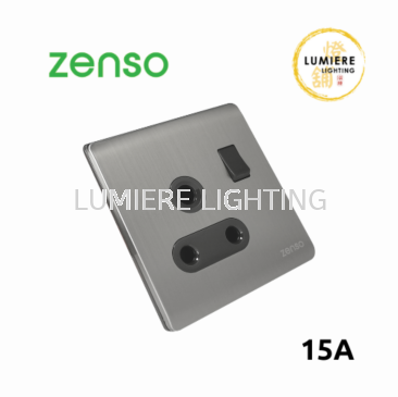 Zenso Switch Metallo 15a Silver