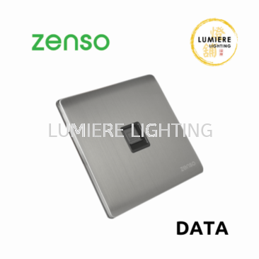 Zenso Switch Metallo Data/Tel Silver