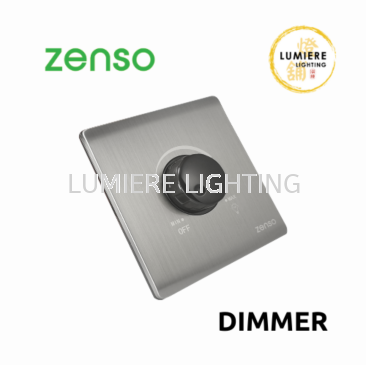Zenso Switch Metallo Dimmer Silver