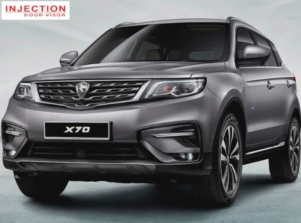 PROTON X70 2018 - ABOVE = INJECTION DOOR VISOR WITH STAINLESS STEEL LINING PROTON INJECTION Malaysia, Selangor, Kuala Lumpur (KL), Semenyih Manufacturer, Supplier, Supply, Supplies | Venttec Supply (M) Sdn Bhd