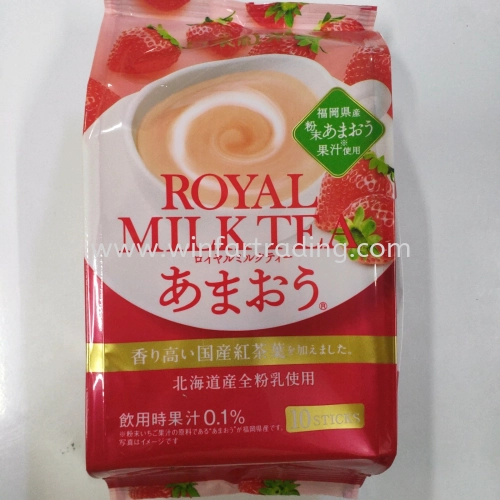 MITSUI NORIN NITTOH-TEA ROYAL MILK TEA AMAOU STRAWBERRY 10P BC4902831510382