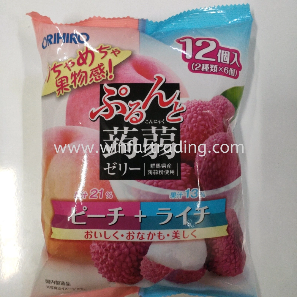 ORIHIRO KONJAK JELLY PEACH &LYCHEE BC4571157255903