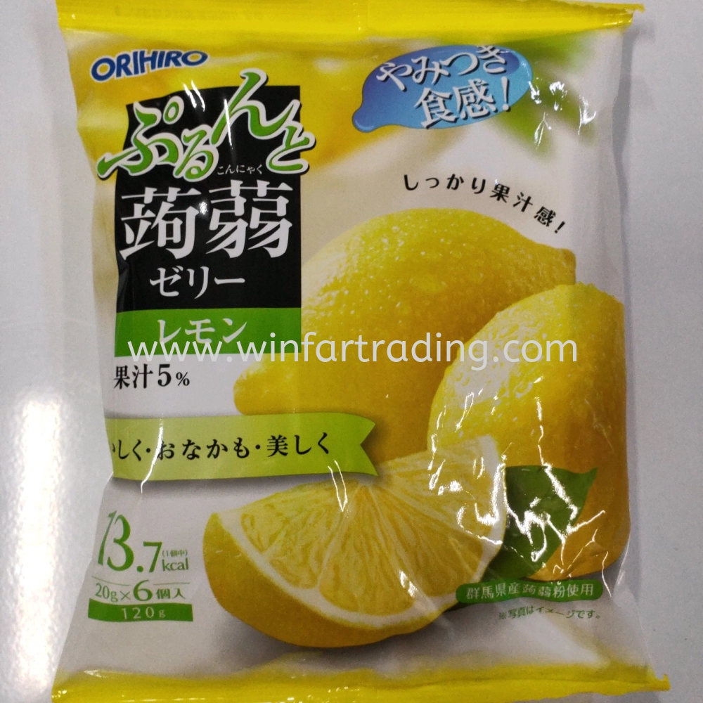 ORIHIRO KONJAK JELLY LEMON 6PES 4571157258461