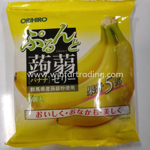 ORIHIRO KONJAK JELLY BANANA 6PES BC4571157255880