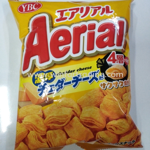 YBC AERIAL CORN SNACK CHEDDAR CHEESE BISCUIT BC49033015672530