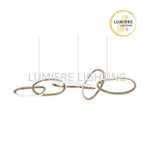 Nordic Gold Minimalist Pendant Light 